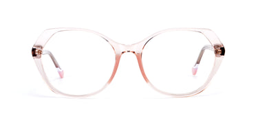 Women Urban Eyeglasses: Mead - Pink - SpaceSMART Eye Clinic (Front View)